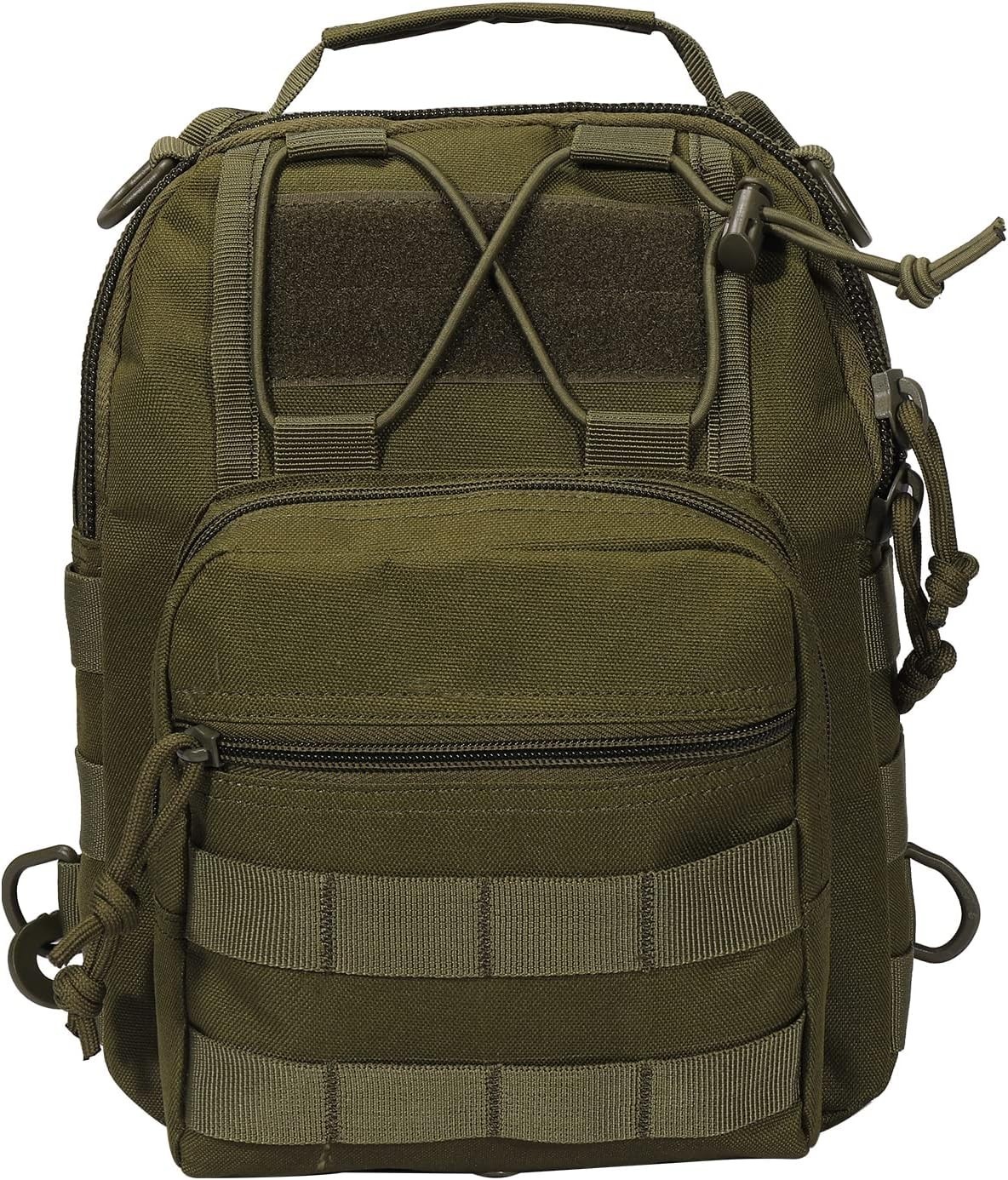 MOLLE-Compatible Tactical Satchel - Compact Waterproof Design for Essentials