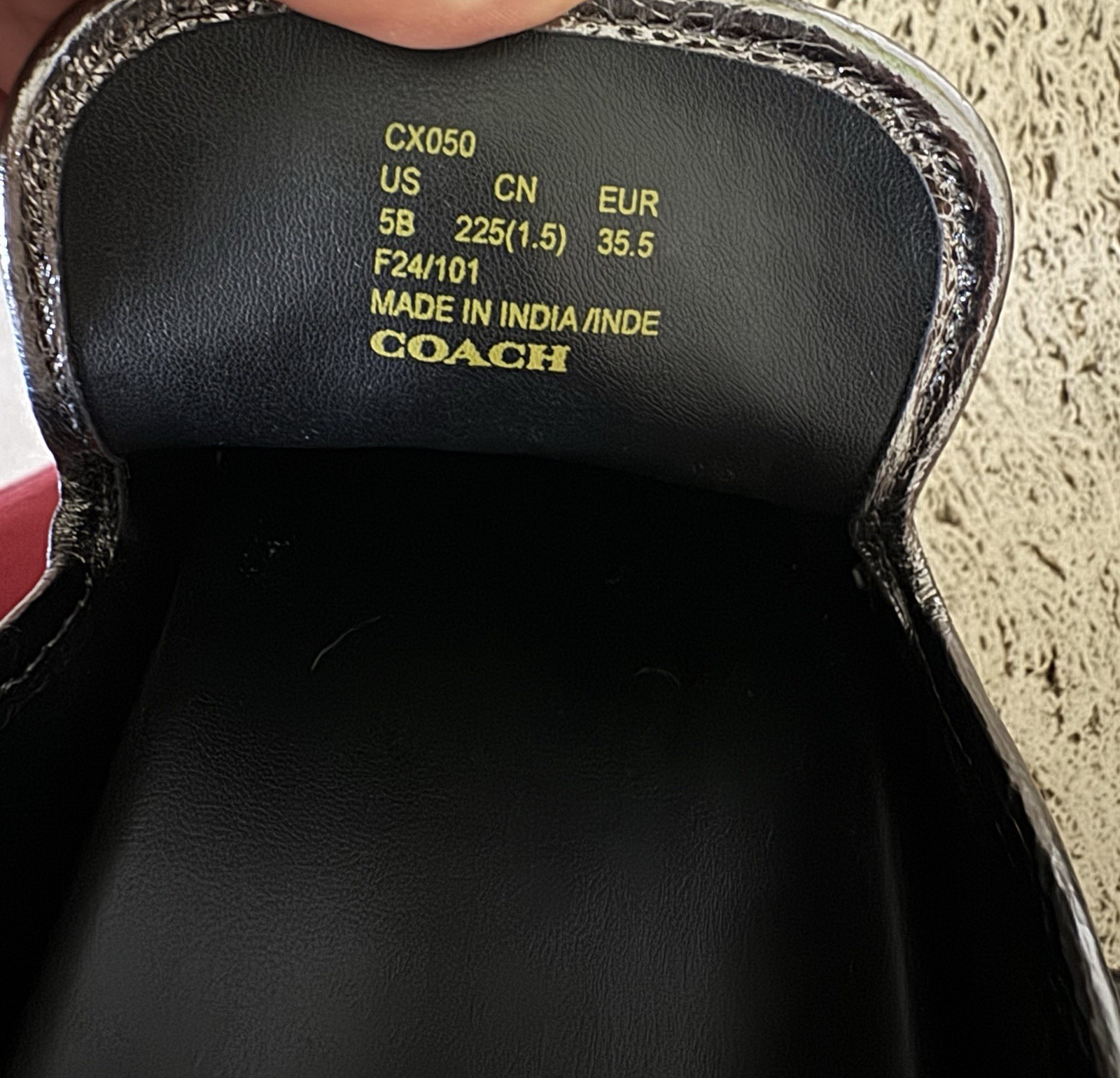 NWOB Coach 'Blake' Silver Metallic Clogs. Size 5. MSRP $150