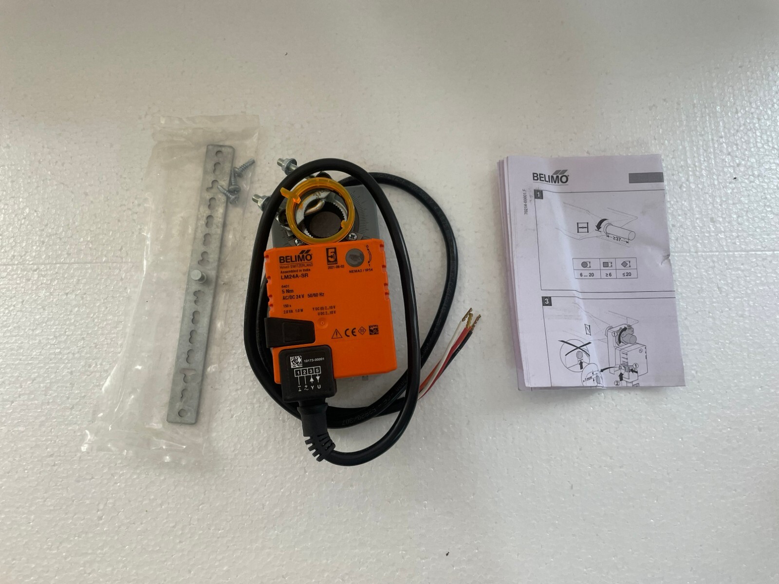 BELIMO LM24-SR FIRE AND SMOKE DAMPERS SPRING-RETURN ACTUATOR