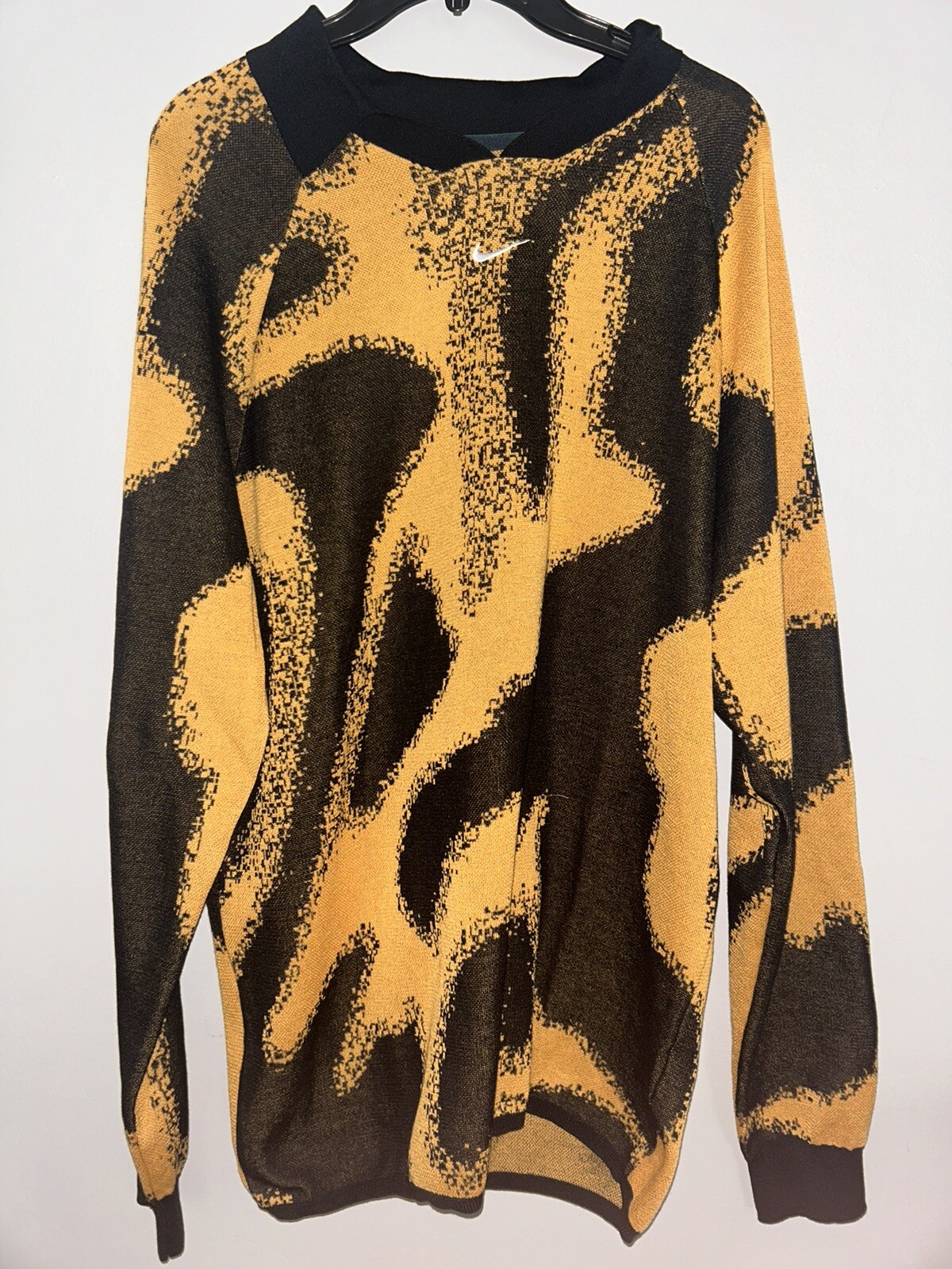 MENS CULTURE OF FOOTBALL SOCCER KNIT NIKE SWEATER  SIZE SMALL $130 LOOSE FIT