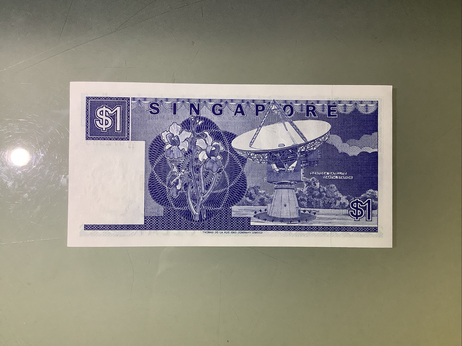 Singapore 1 Dollar 1987 UNC