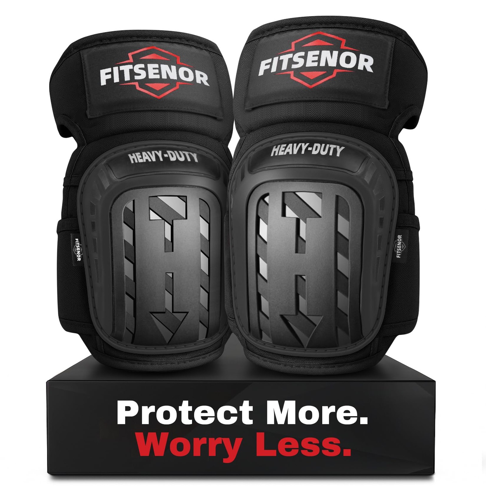 FITSENOR Gel Knee Pads Construction, Safety Heavy Knee Pads for Work, Roofing...