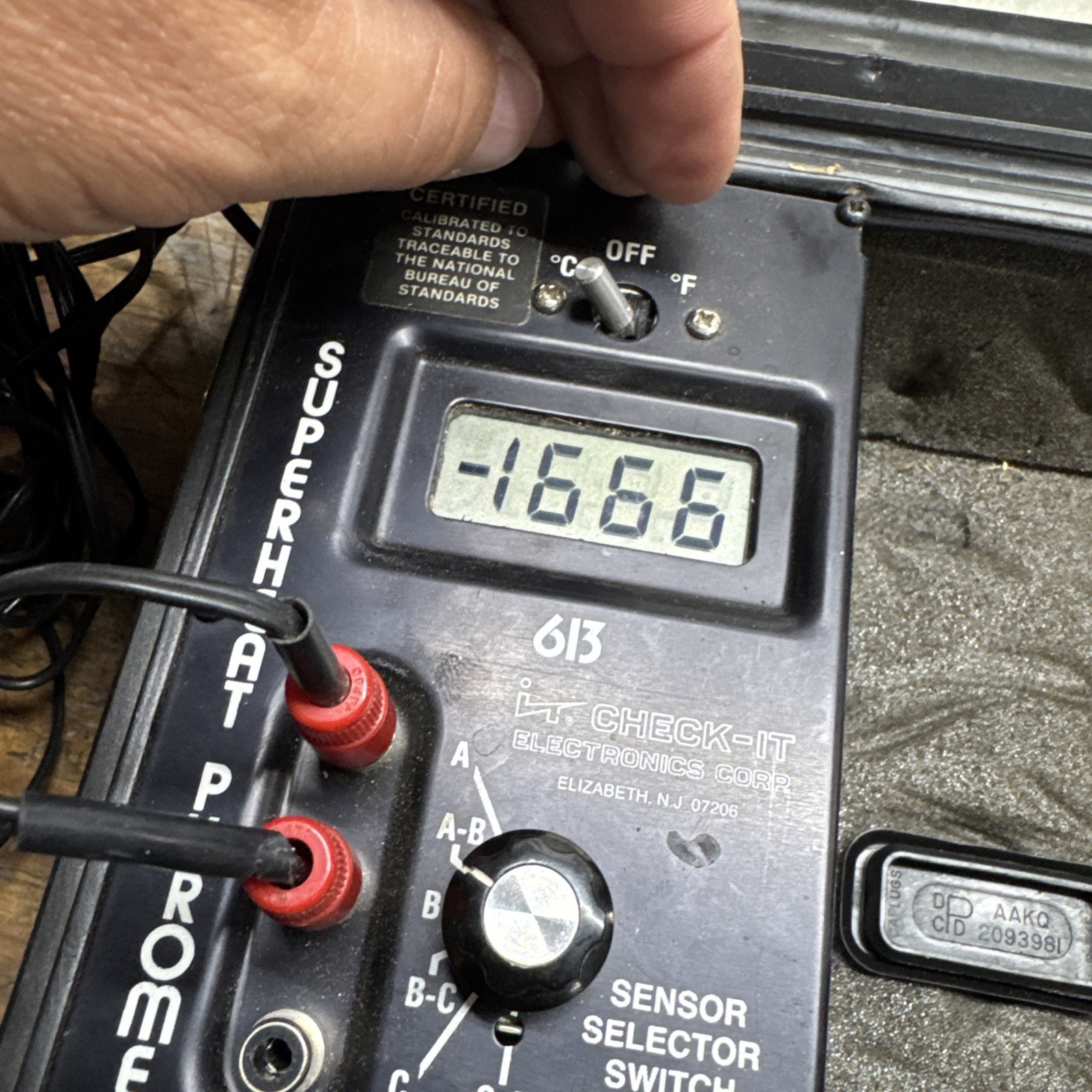 CHECK IT ELECTRONICS 613 SUPERHEAT PYROMETER