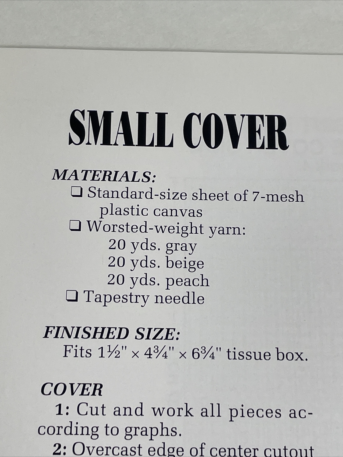 Aztec Tissue Covers 3 Sizes Annie's Plastic Canvas Pattern