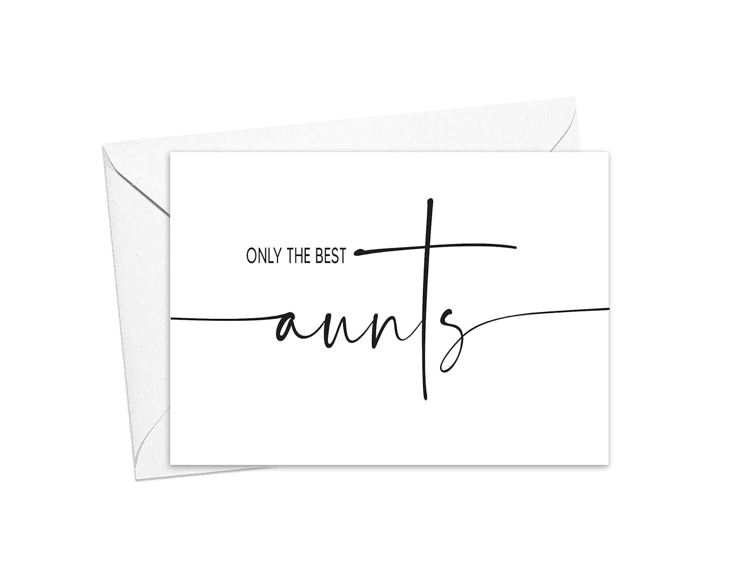 Pregnancy Announcement Card for Aunt New Baby Reveal for Aunt from Niece or N...