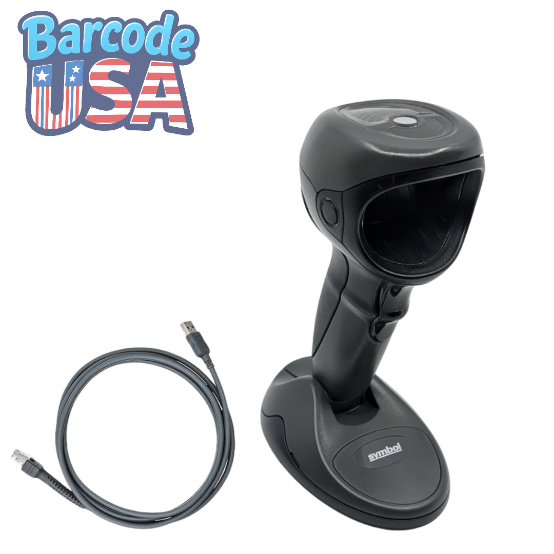 ✅Zebra Symbol DS9808 2D/1D/QR Handsfree Desktop Barcode Scanner & USB cable! ⭐🔥