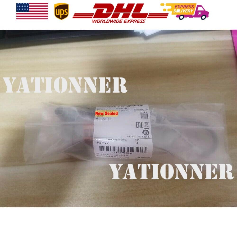 1763-NC01 MicroLogix DH-485 Comm Cable Surplus SEALED USA NEW
