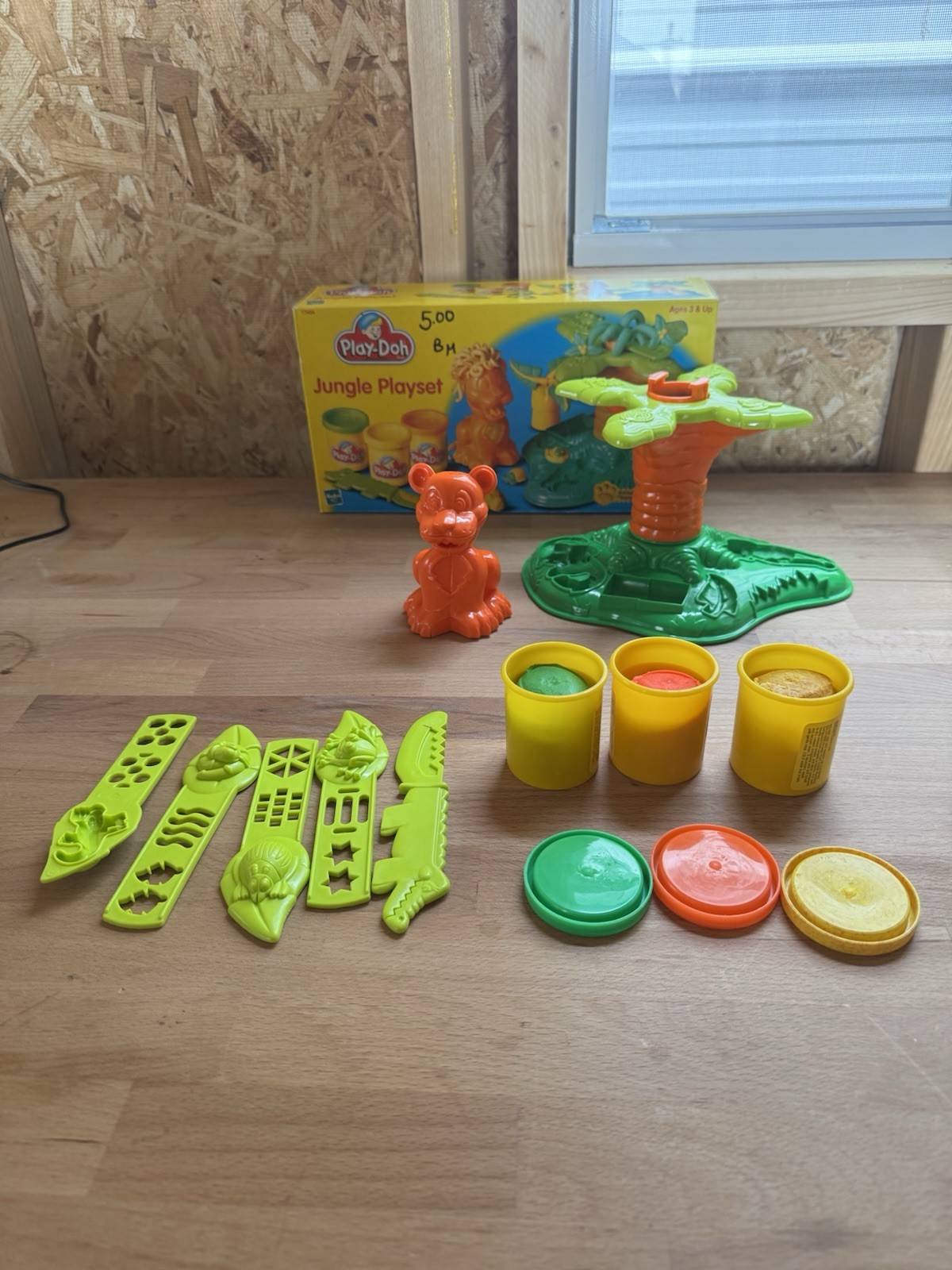1999 Vintage Hasbro Play-Doh Jungle Playset