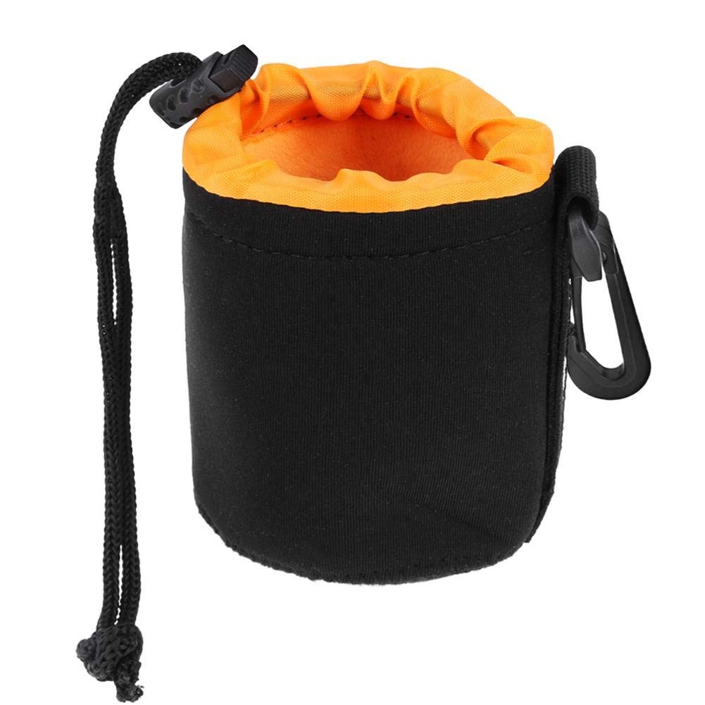 S Size (Small) Camera Lens Pouch, Thick Protective Neoprene Bag Storage Cover...
