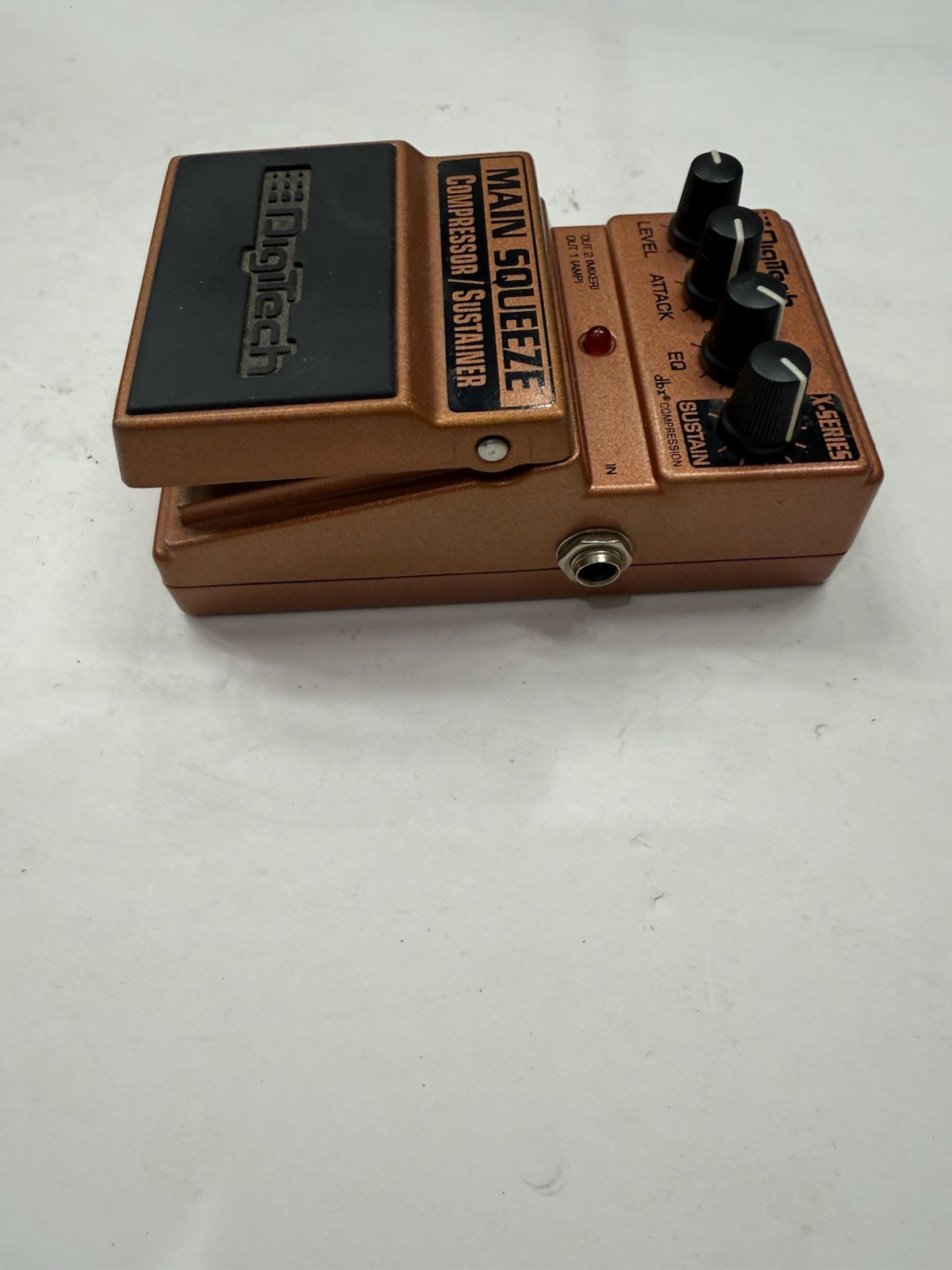 Digitech XMS X-Series Main Squeeze Compressor / Sustainer Guitar Effect Pedal