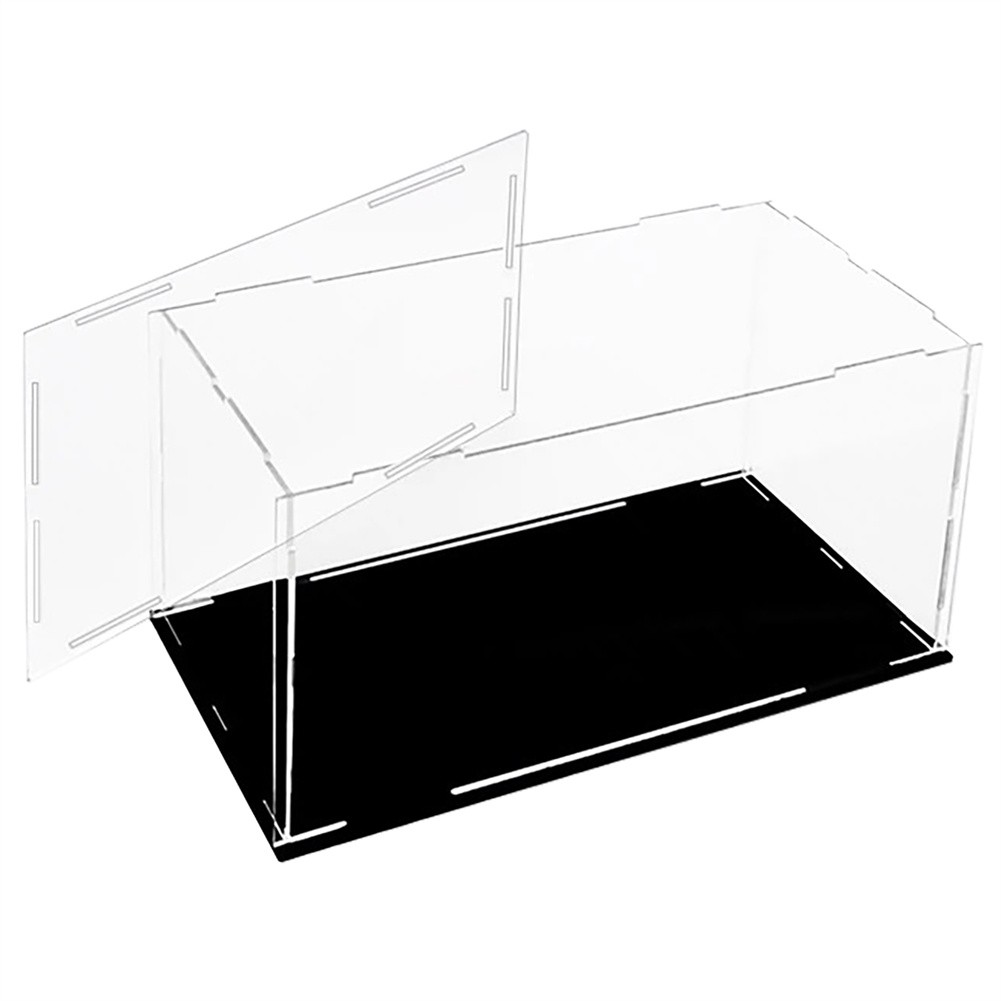 Acrylic Display Case For 1: 18 Model Car with Black Base Clear Storage Stand Box