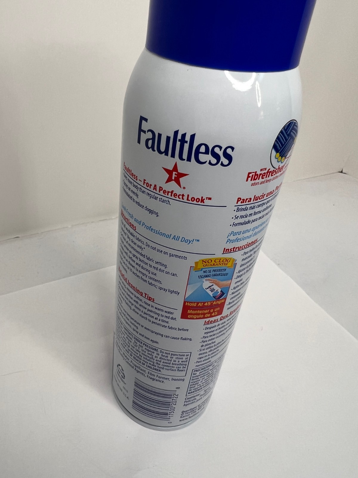 Faultless - Heavy Starch Spray 20oz Original Scent NEW