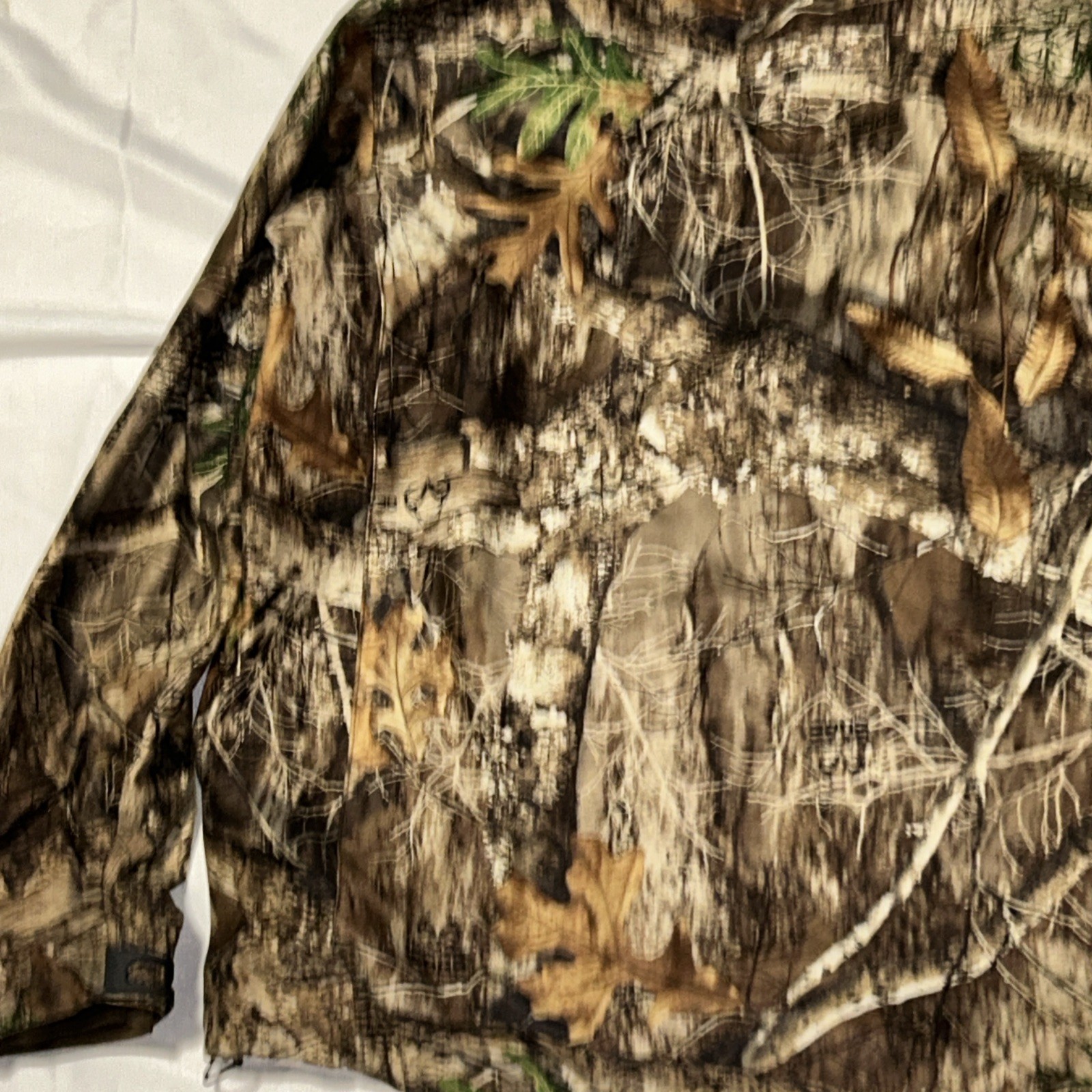 Real Tree Men’s Jacket Scent Factor Camo Size Medium Full Zip Pockets