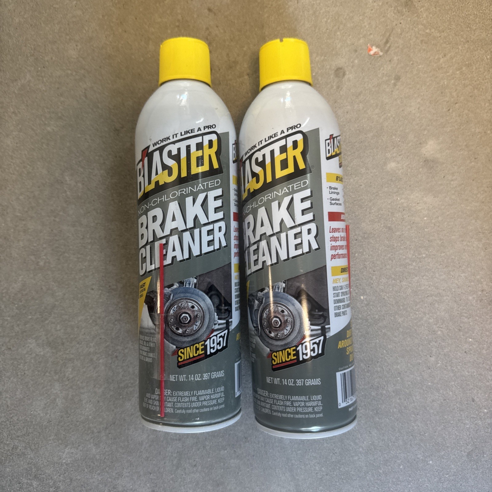 Blaster 14 oz. Non-Chlorinated Brake Cleaner Spray, Pack of 2