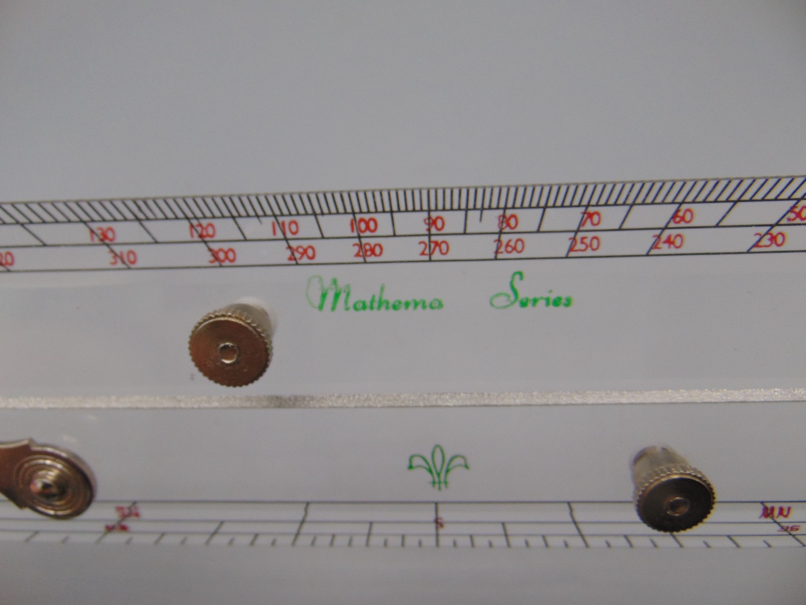 VINTAGE CAPT FIELDS IMPROVED PARALLEL PERSPEX RULER - MATHEMO SERIES