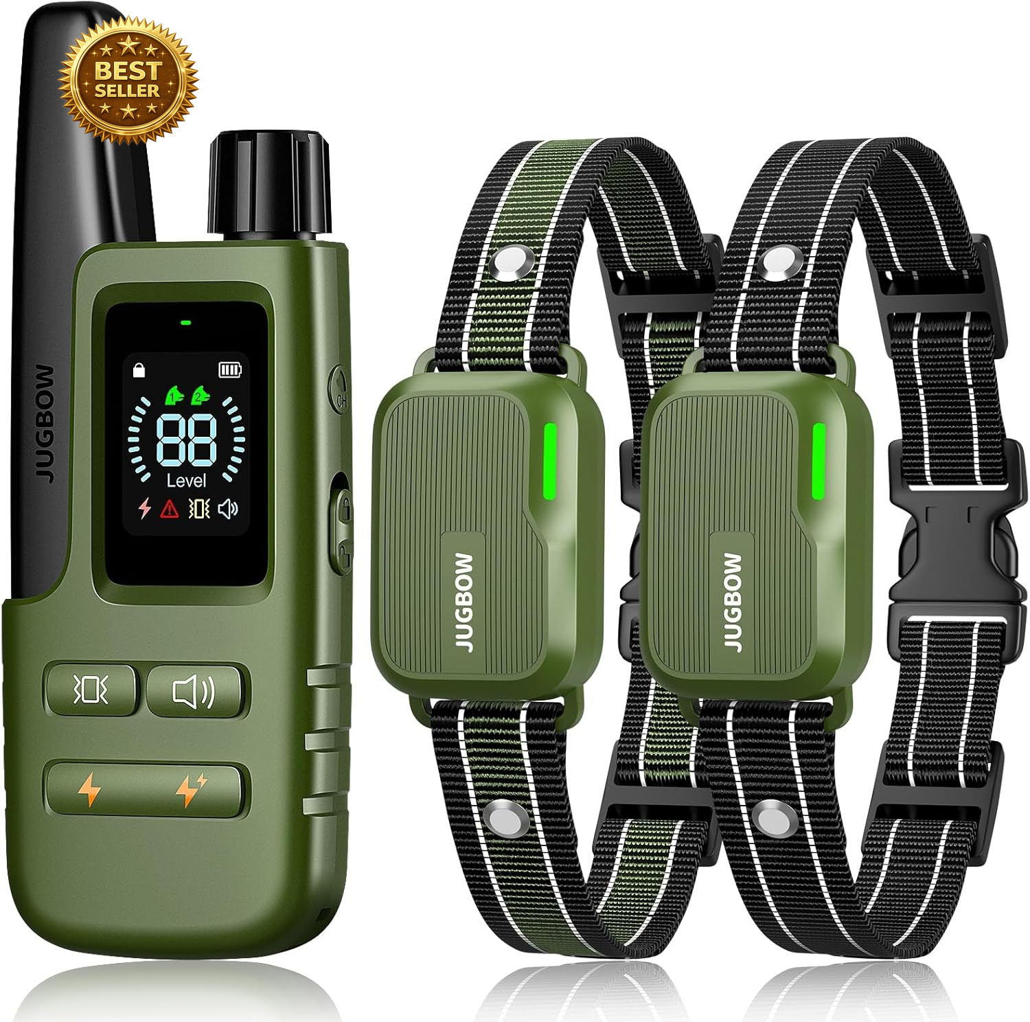 Dog Shock Collar 2 Dogs (10-120Lbs) - 4200FT Dog Training Collar with Remote IPX