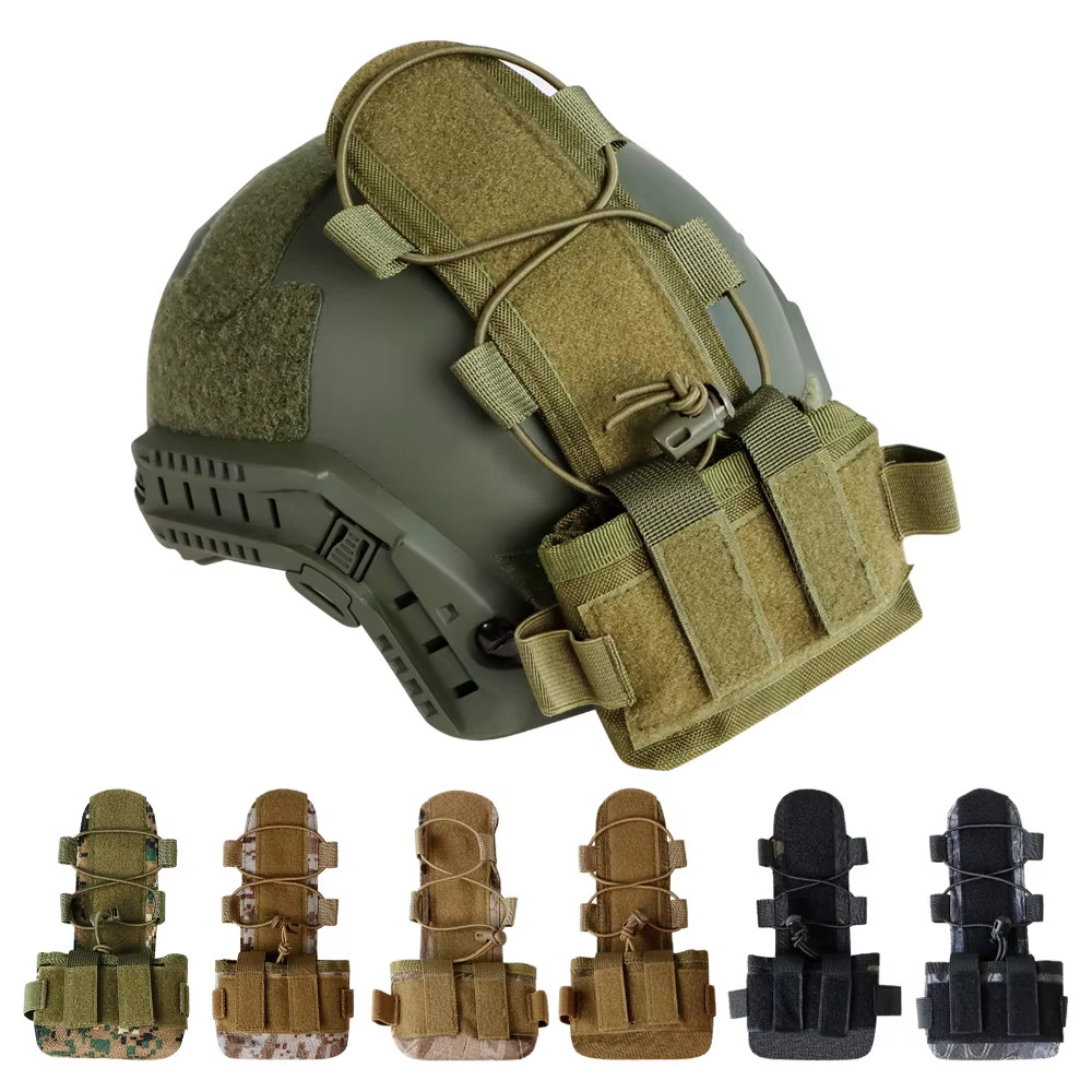 Tactical FAST Helmet MK2 Cordura NVG Battery Pouch Counterweight Pack MOLLE