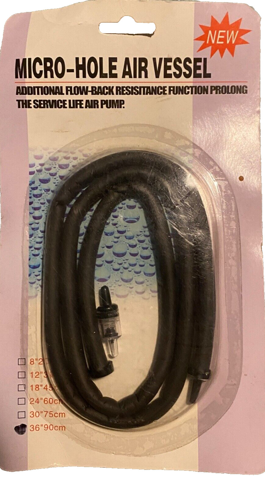 Micro - Hole Air Vessel 36” for aquarium tank fish air pump stone