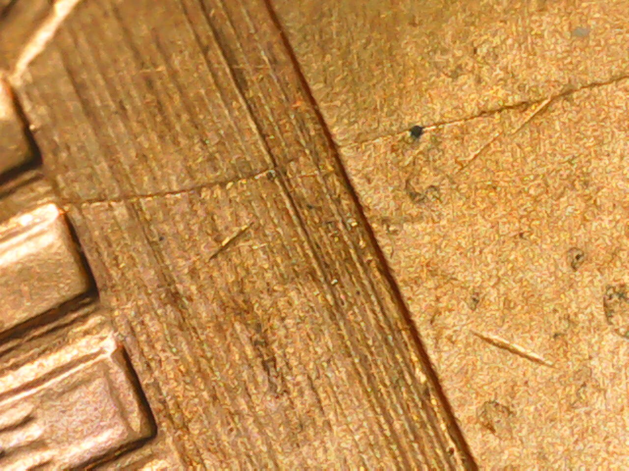 1995 Penny Reverse Die Crack