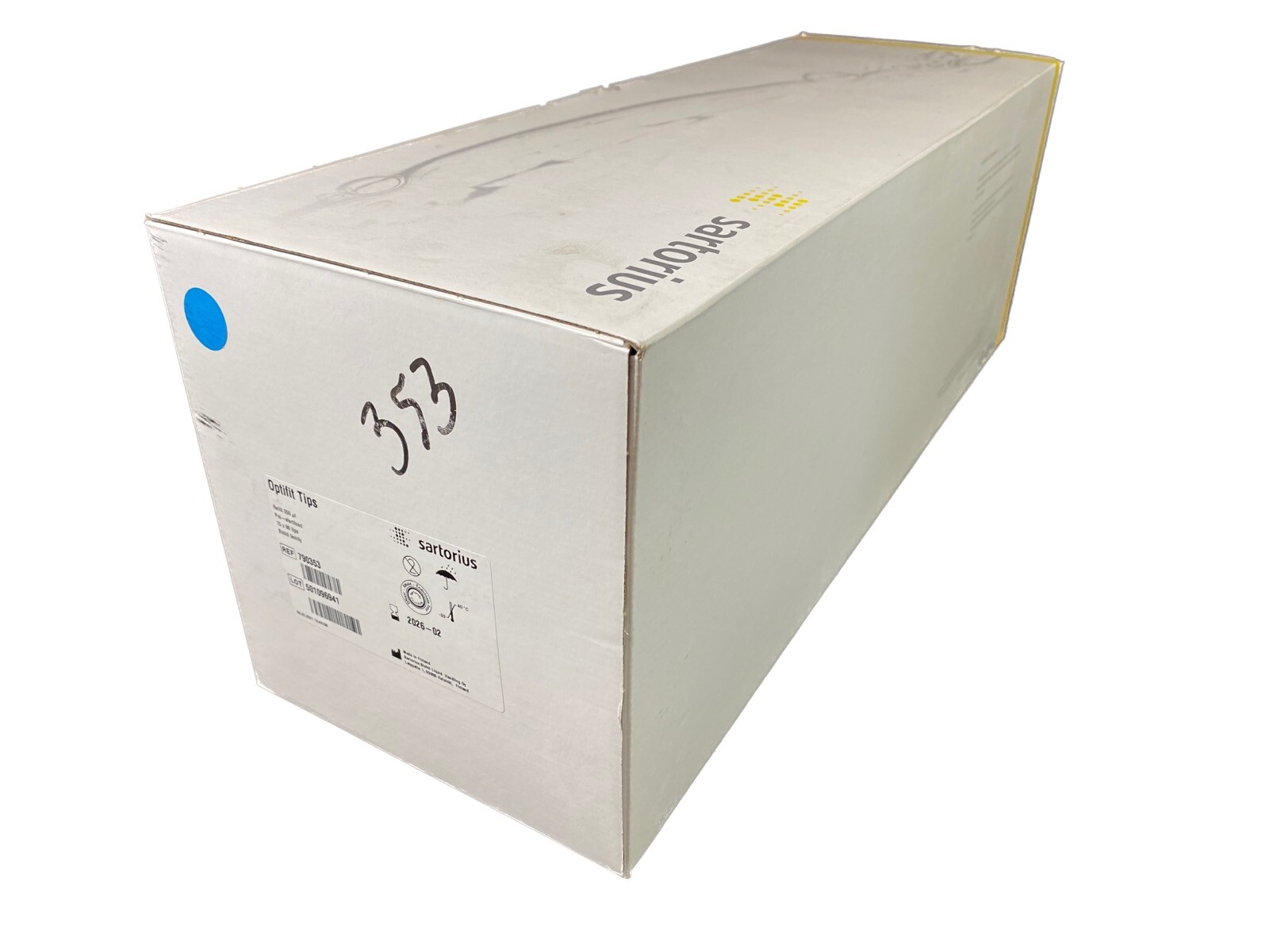 SARTORIUS Polypropylene 350μL Sterile Refill Optifit Pipette Tip 790353(1440/cs)