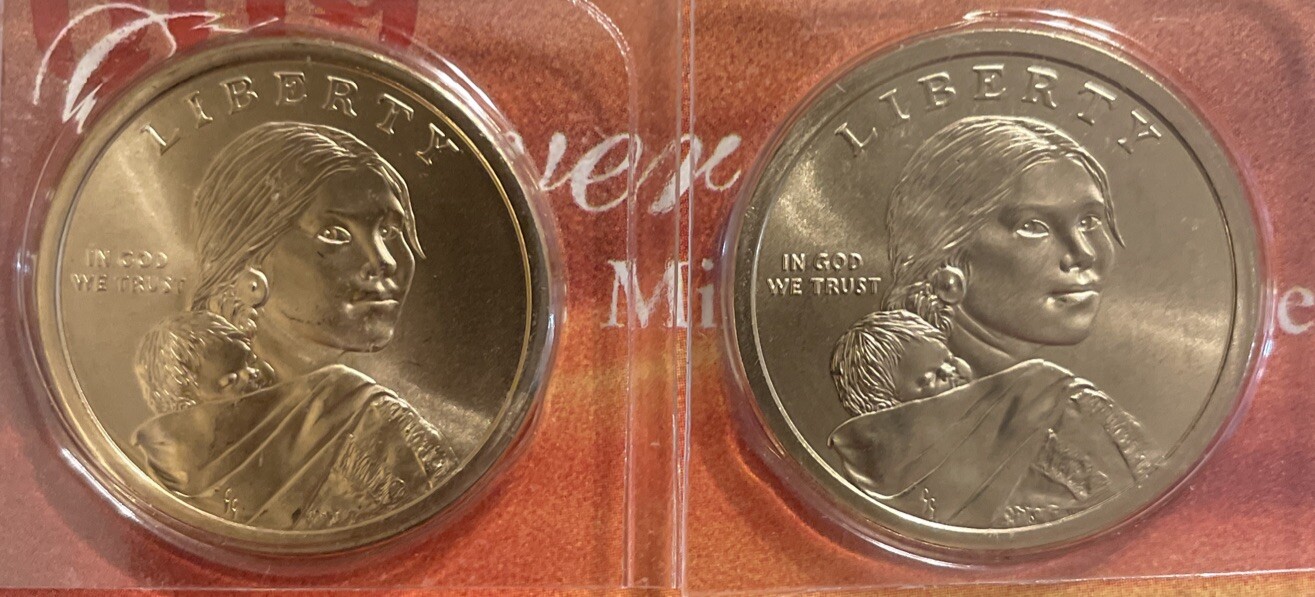 2009 P+D UNCIRCULATED SACAGAWEA DOLLAR From US Mint Sets