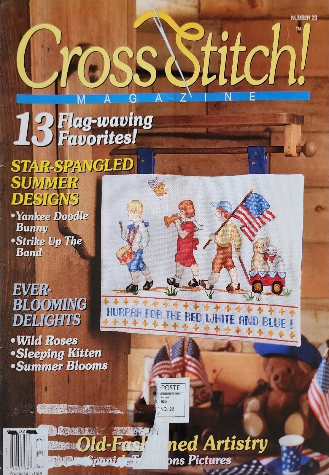 Cross Stitch Magazine Carousel Roses Samplers Gifts Number 23 June July 1994