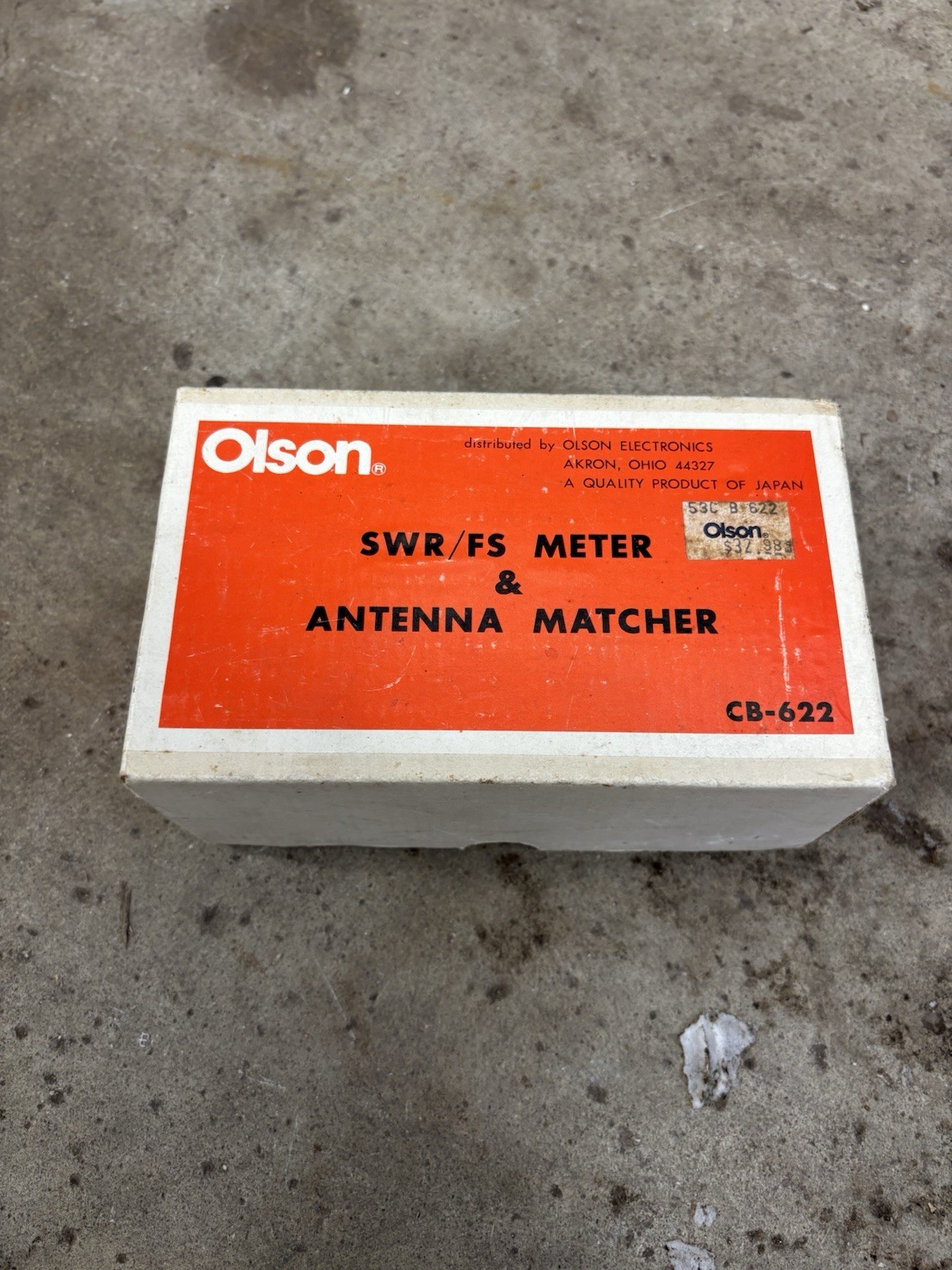 Vintage Olson Electronics CB067 SWR FS Meter antenna matcher