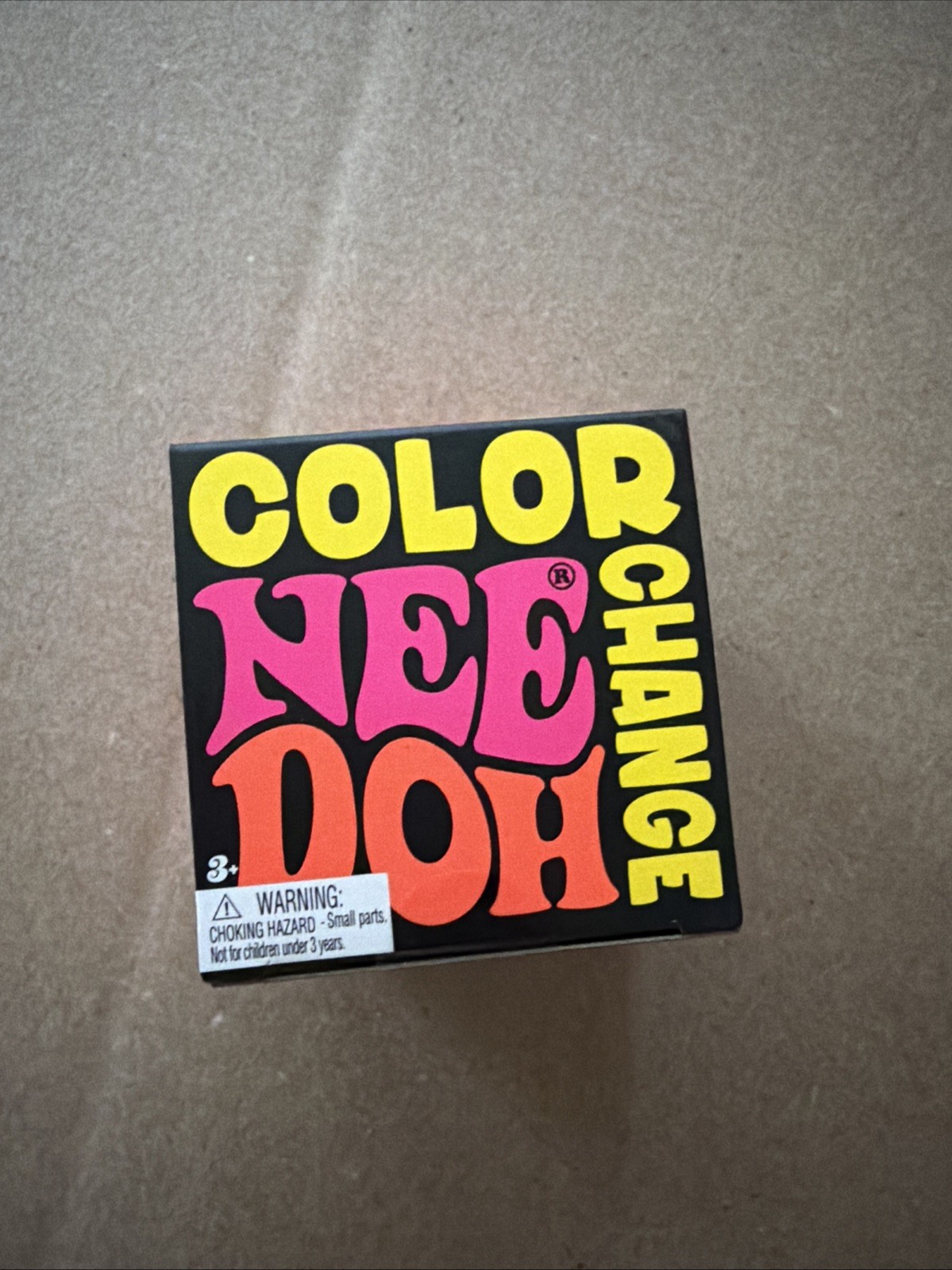 NeeDoh Color Change Pink Stress Ball - Squish & Watch the Color Shift - Nee Doh