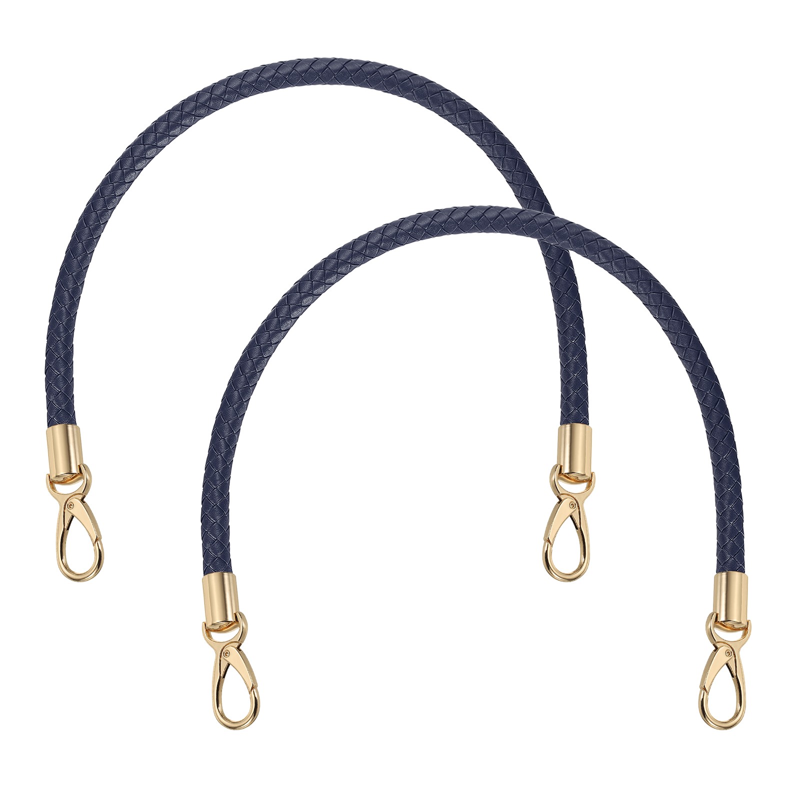 2 Pcs Braided Purse Strap, 21.6 Inch for Handbag Tote Making  (Vintage Blue)
