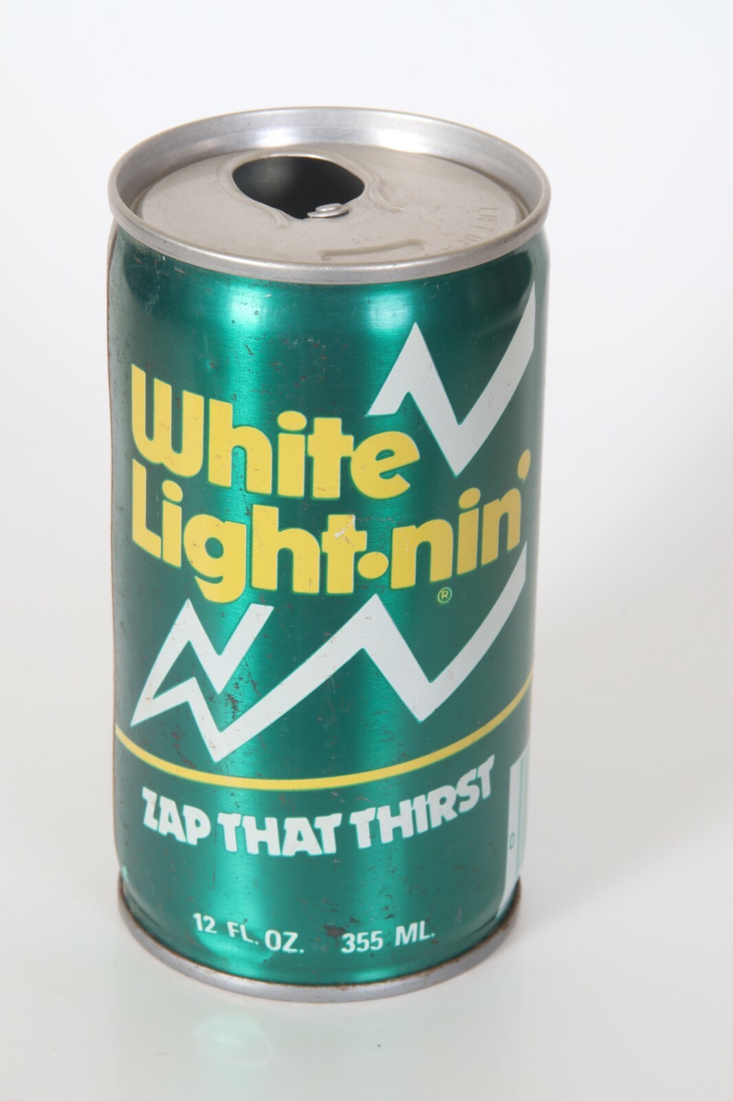 White Light-nin Soda can - Zap That Thirst!