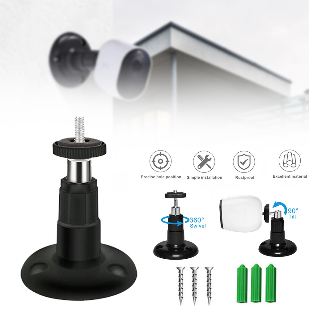 Security Camera Wall Mount Bracket Holder Stand For Arlo Pro/Wyze Cam Pan System
