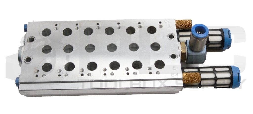 FESTO PRS-ME-1/8-6 MANIFOLD BLOCK 6 VALVE POSITION 33410