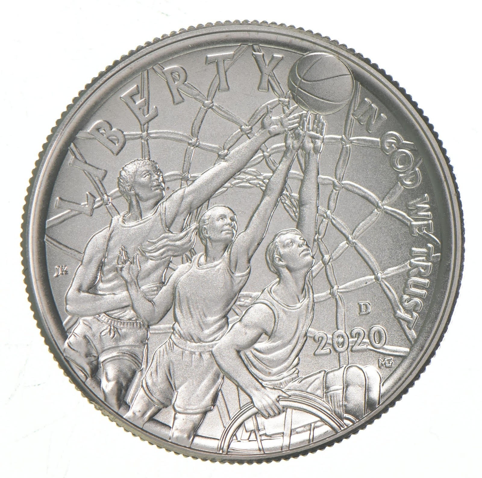 2020-D Unc Basketball Hall of Fame Commemorative Half Dollar