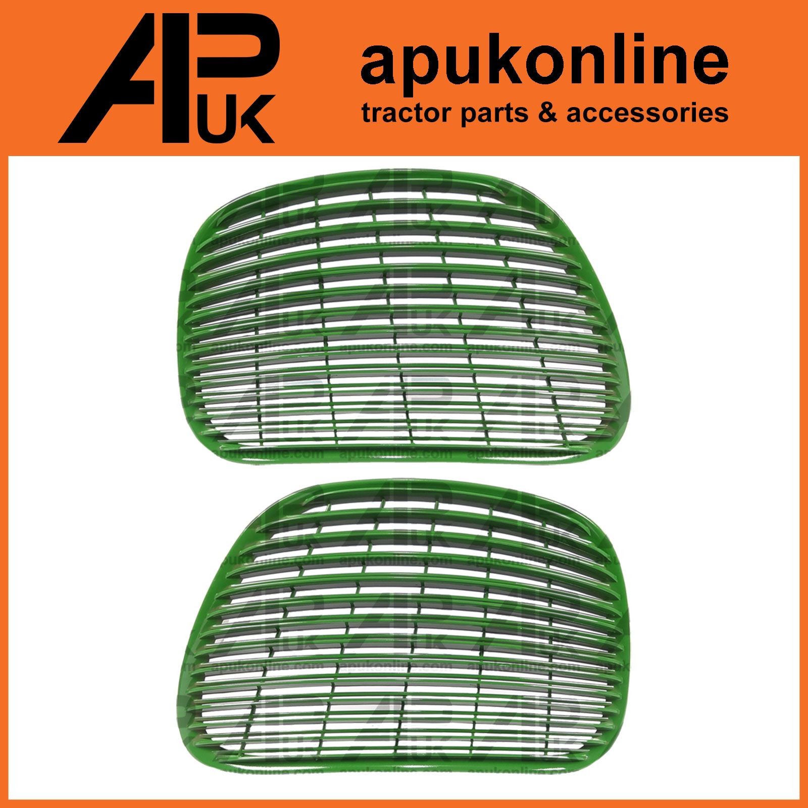 Bonnet Side Grille Grill LH & RH Set for John Deere 7520 6215 6320 6420 Tractor