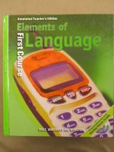 Elements of Language, 1st - Hardcover, by Rinehart and Winston - Very Good c