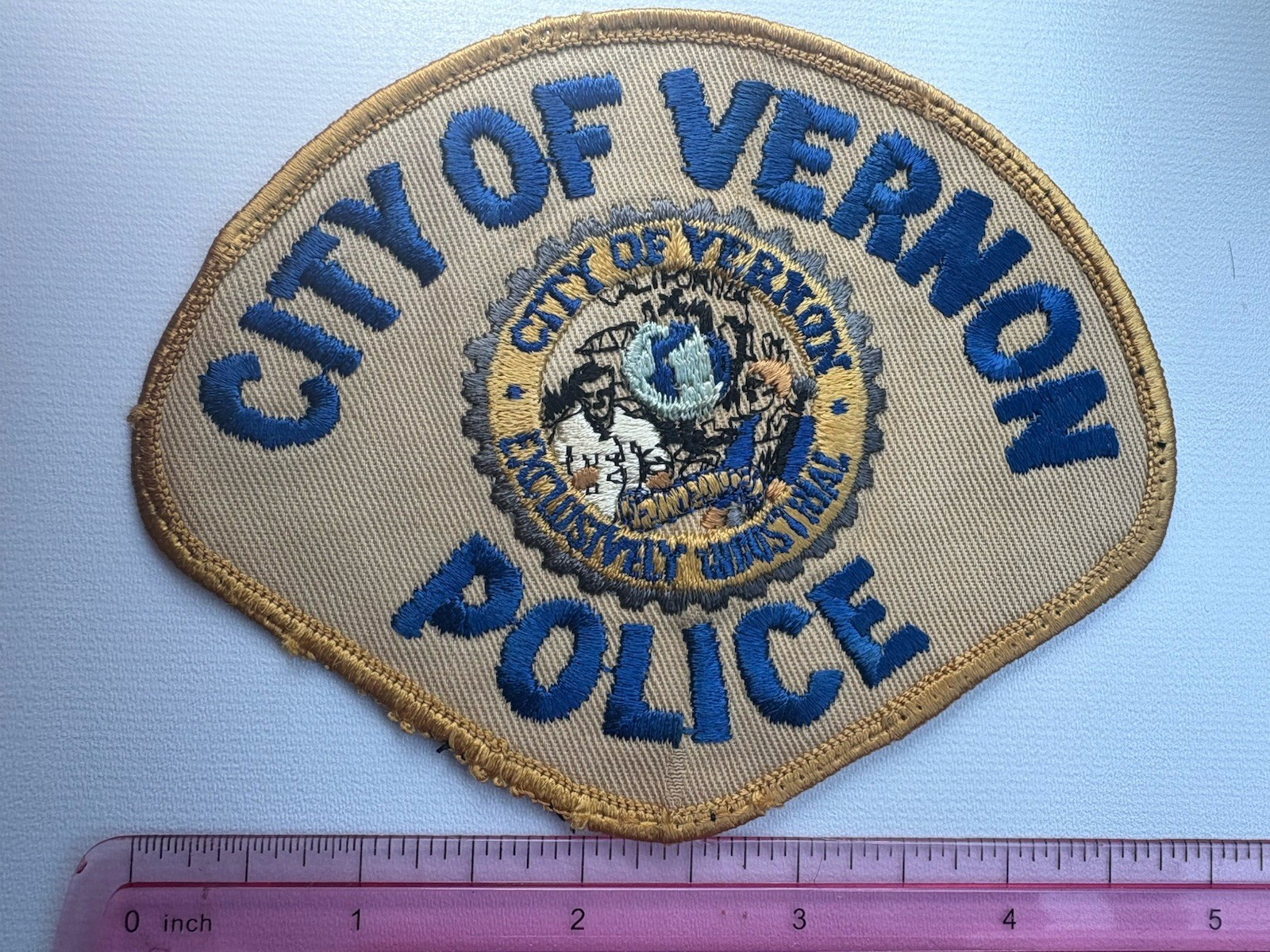 Vernon California Police Patch