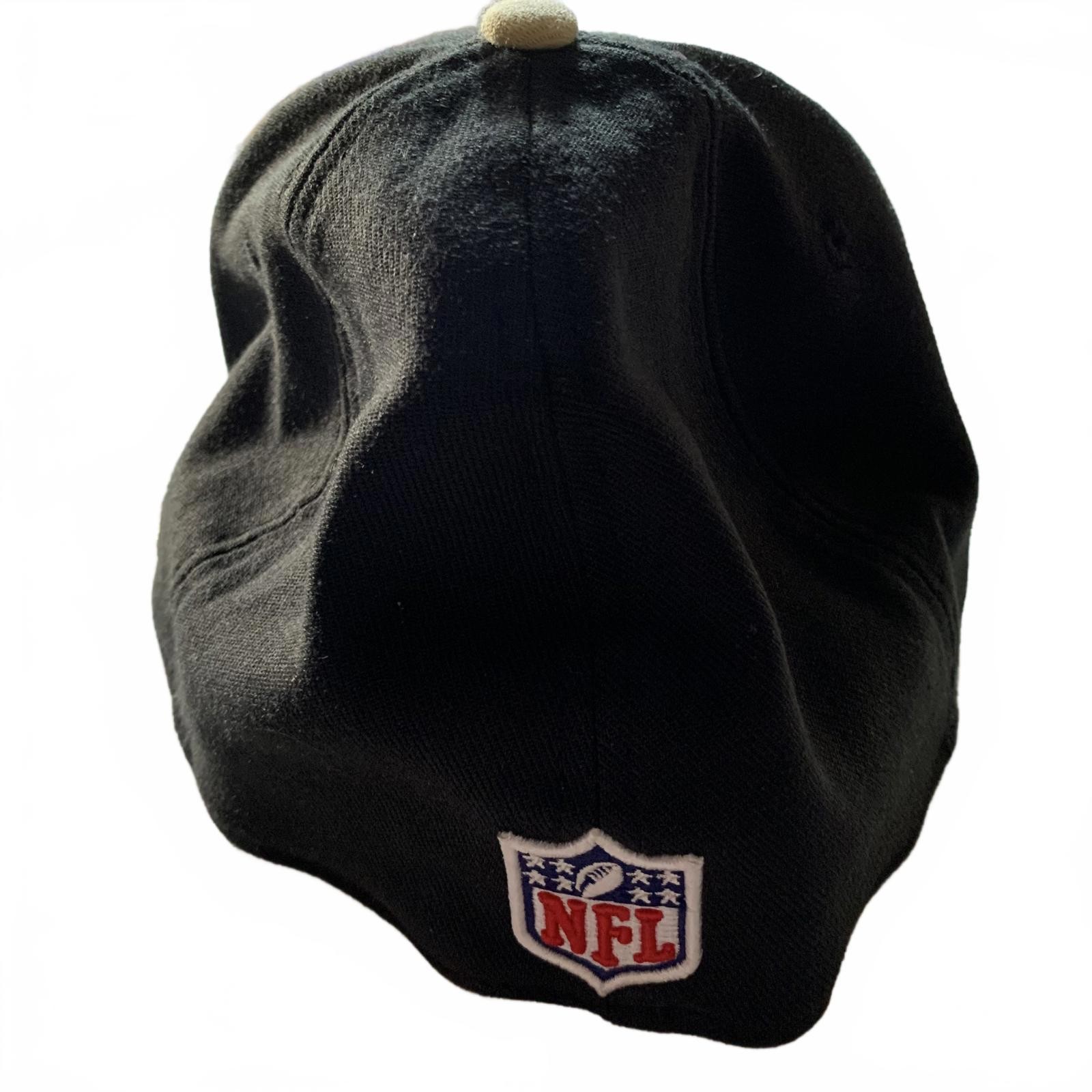 Black and Tan Fleur-de-Lis Baseball Cap NEW
