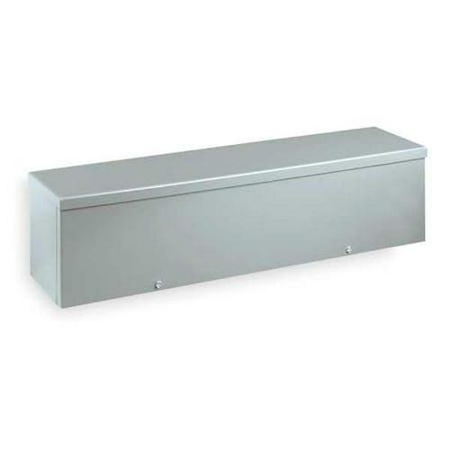 Wiring Trough 48x4x4 in Steel NEMA 3R Outdoor Enclosure Knockouts UL Rated
