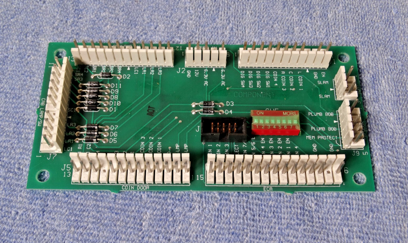 Williams Pinball Coin Door Interface Board  5768-13756-01 and A-17051   100%