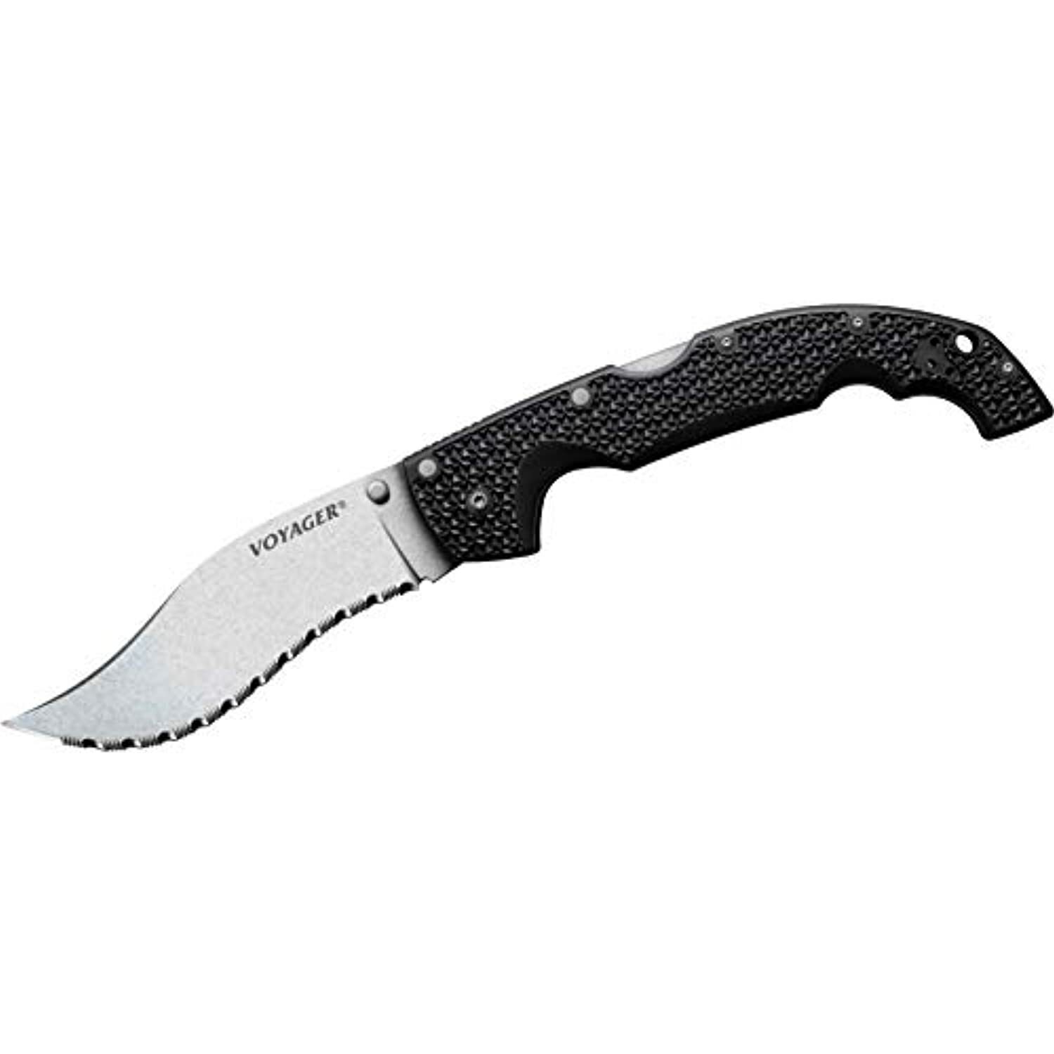 Cold Steel Voyager Series Folding Knife with Tri-Ad Lock and Pocket Clip,