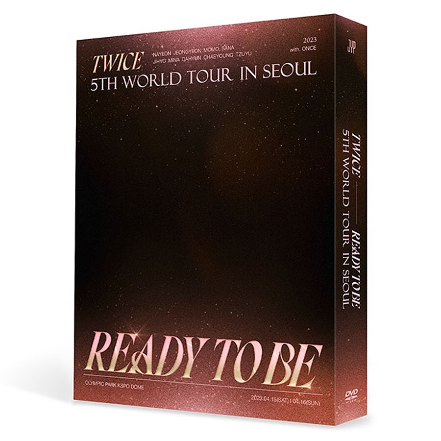 TWICE 5TH WORLD TOUR [READY TO BE] IN SEOUL DVD/3DISC+P.Book+4 Photo+9 Card+POB