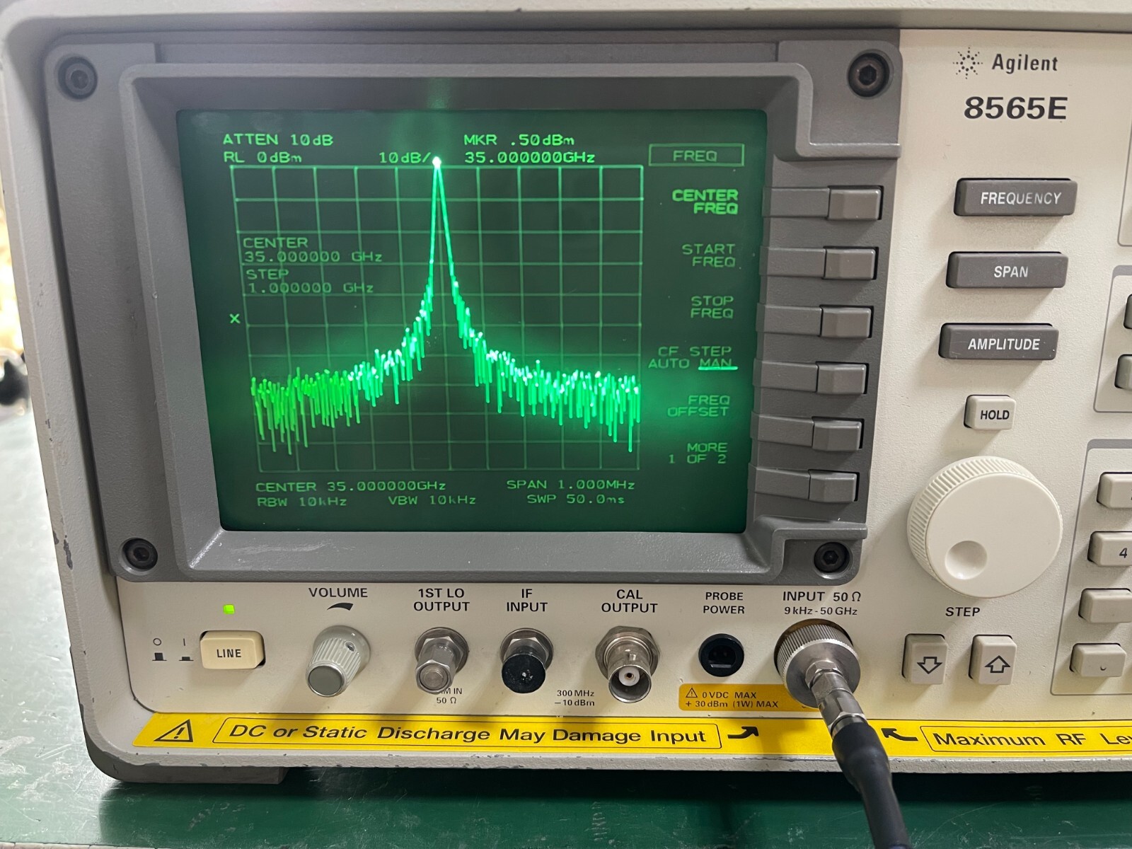 Agilent Keysight 8565E 9KHz - 50GHz Spectrum Analyzer_1513