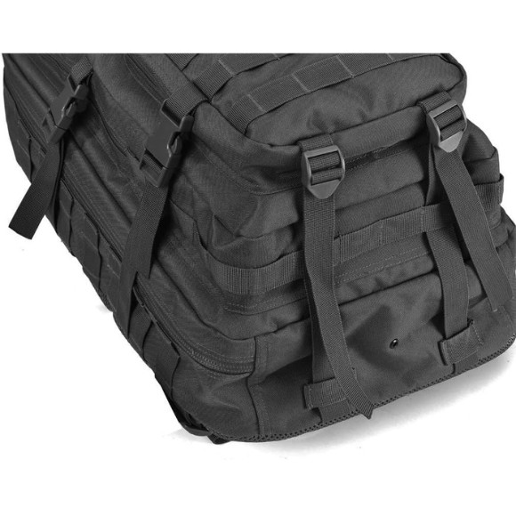 Military Tactical Backpack 40L – MOLLE 3-Day Assault Pack - Black
