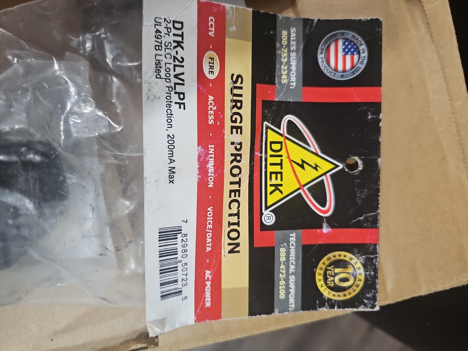 DITEK DTK-2LVLPF 2 Pair 24V SLC Surge Protection