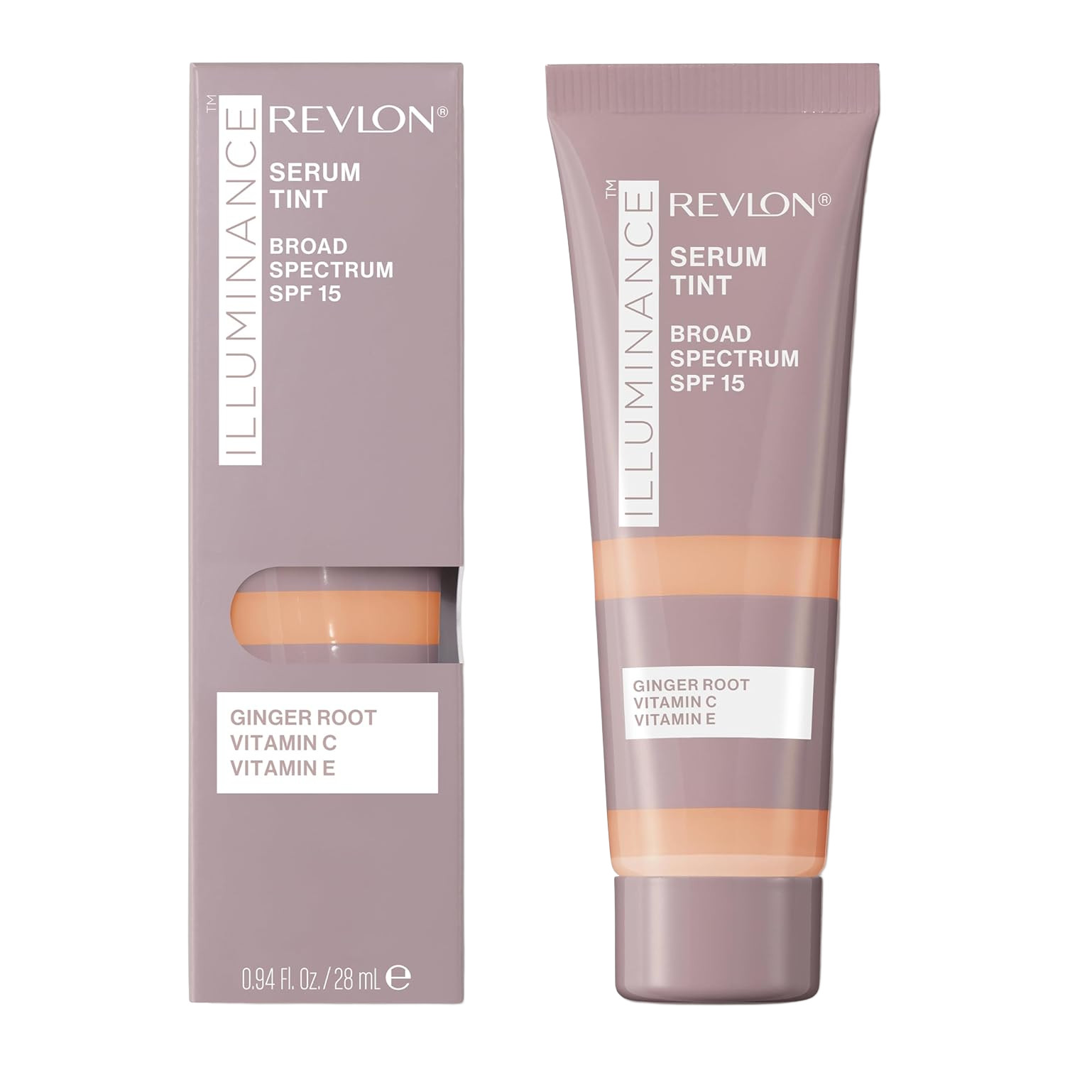Revlon Illuminance Tinted Serum, Triple Hyaluronic Acid, SPF 15, 313 Light Tan