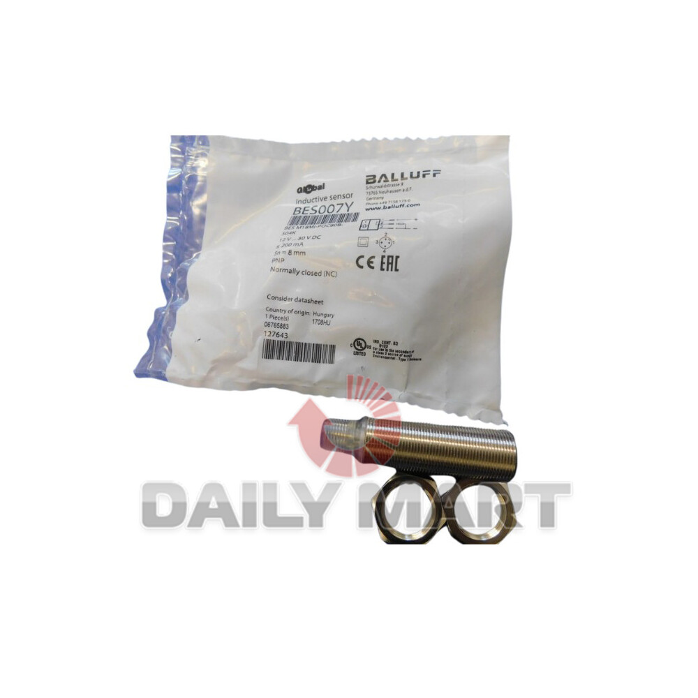 New In Box BALLUFF BES007Y Proximity Sensor