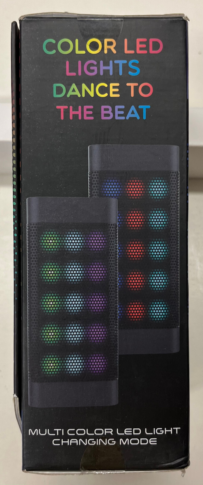 PrismTower Wireless Rhythmic LED Speaker (RPA-BTLED4BK)