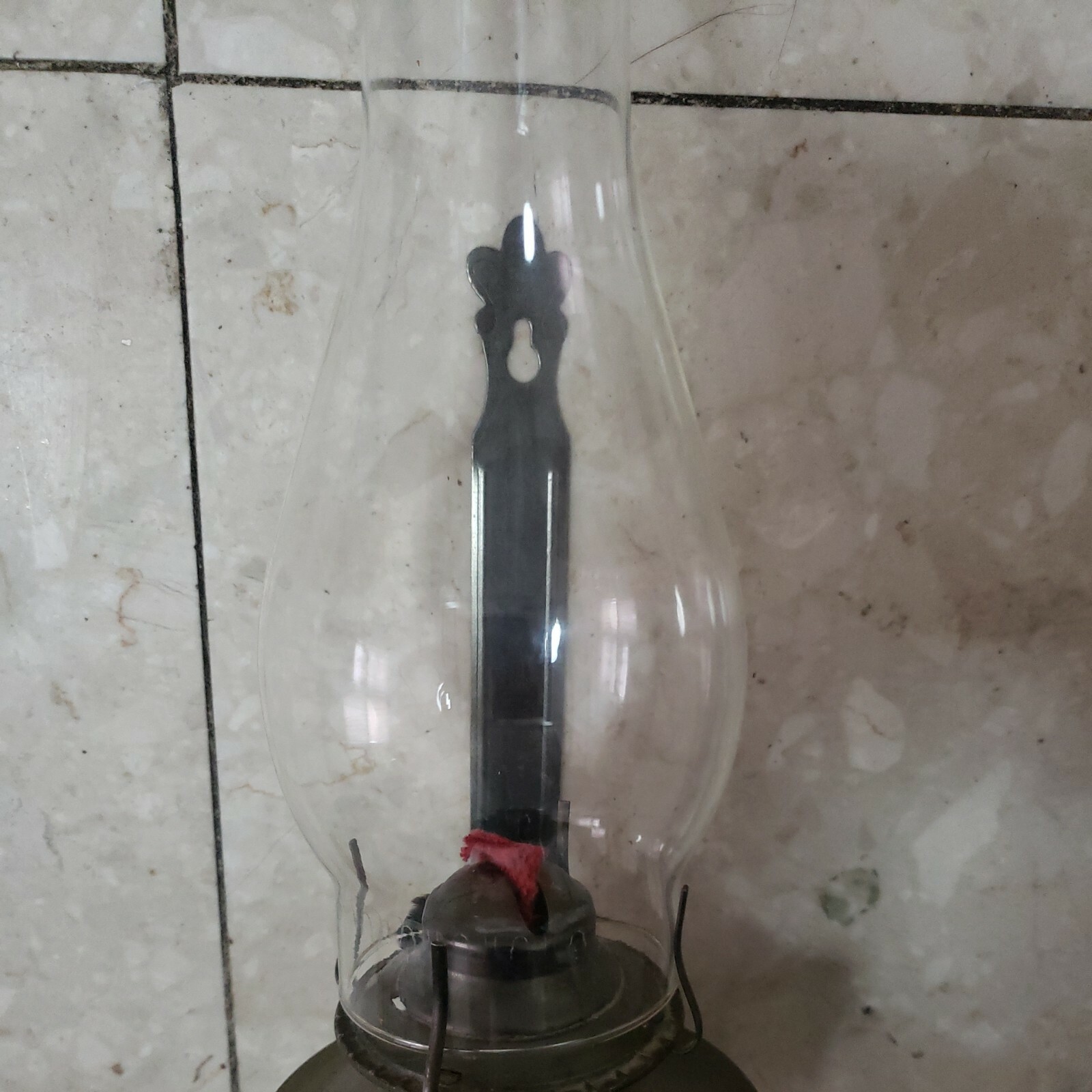 Vintage New Brass Wall Kerosene Lamp, never used