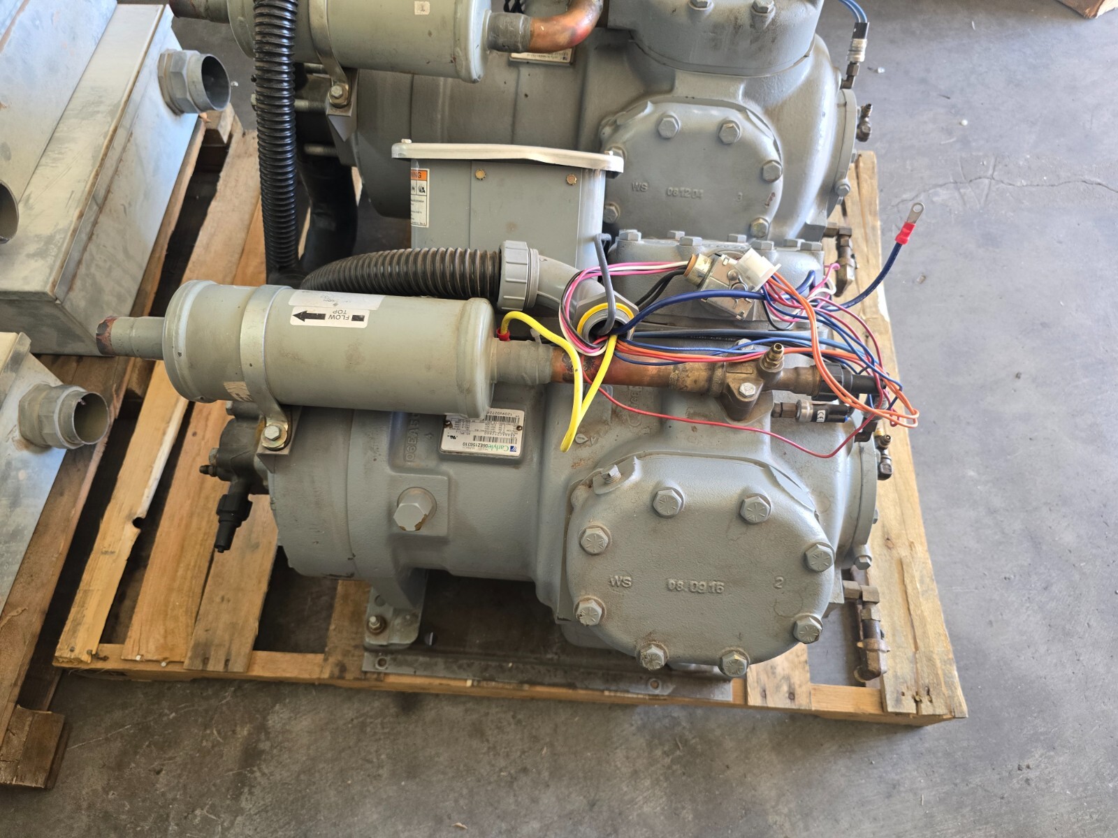 GOOD USED! CARLYLE 15HP SEMI-HERMETIC COMPRESSOR 06E2150310