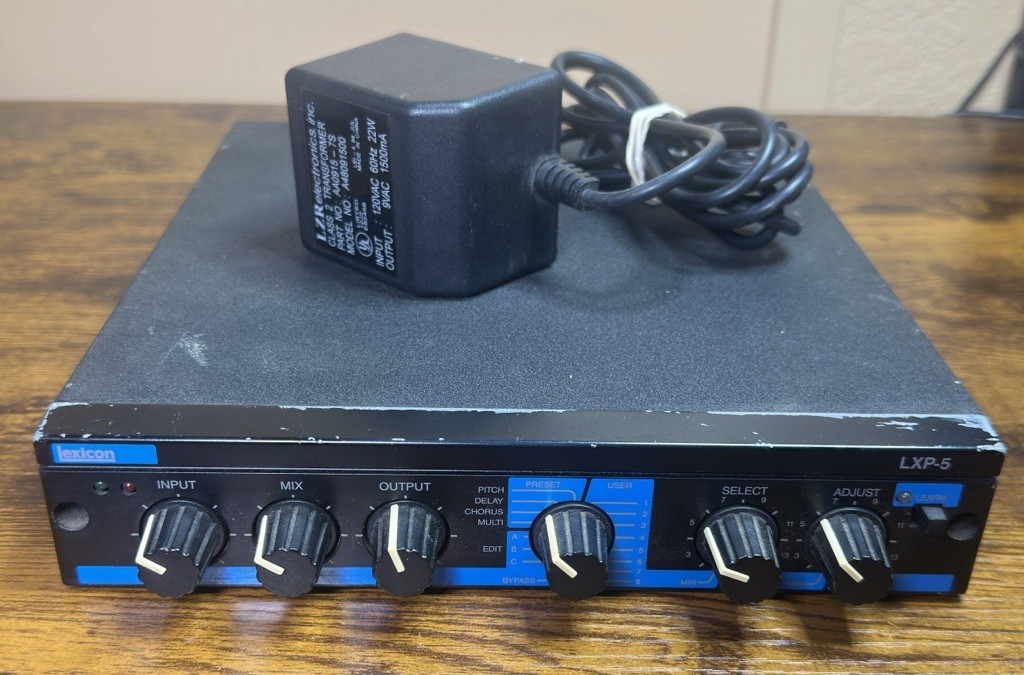 Lexicon LXP-5, Stereo Effects Processor, Delay, Chorus, Pitch, Vintage Unit
